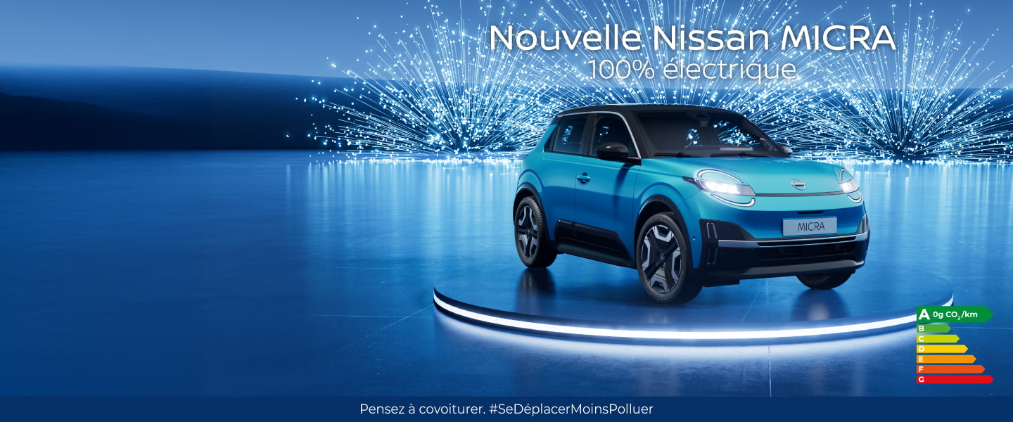 Nouvelle Nissan Micra 100% électrique
